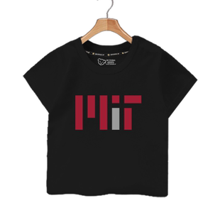 美国常青藤大学之MIT麻省理工学院男童装短袖T恤衫女儿童学生半袖