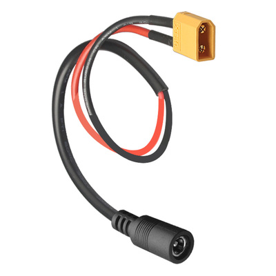 XT30接头转DC5.5mm母头接充电器