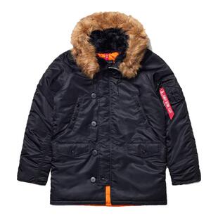 日系潮牌N3B户外连帽中长款棉服棉衣男款阿美咔叽vintage复古冬季