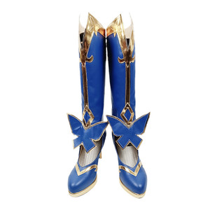 cosplay鞋王者荣耀貂蝉新版金色星元仲夏夜之梦鞋子定做cos鞋定制