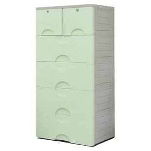 康家6205特大号抽屉式收纳柜塑料储物柜儿童宝宝衣柜子整理柜鞋柜