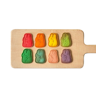 ins韩式网红小兔饼干模具爱心模具曲奇糖霜按压卡通烘焙饼干模具