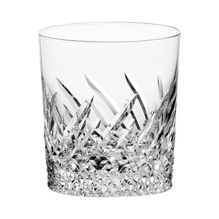 日本KAGAMI江户切子水晶玻璃威士忌酒杯斜纹切子杯洋酒杯子洛克杯