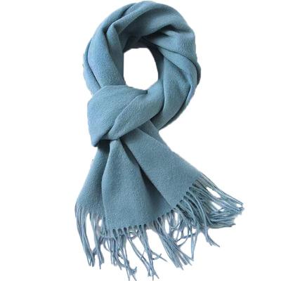 100%羊毛莫兰迪色系羊绒围巾