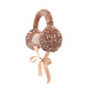 7THLAT2025新款羊羔毛保暖耳罩女冬季加厚防冻可折叠防寒耳套