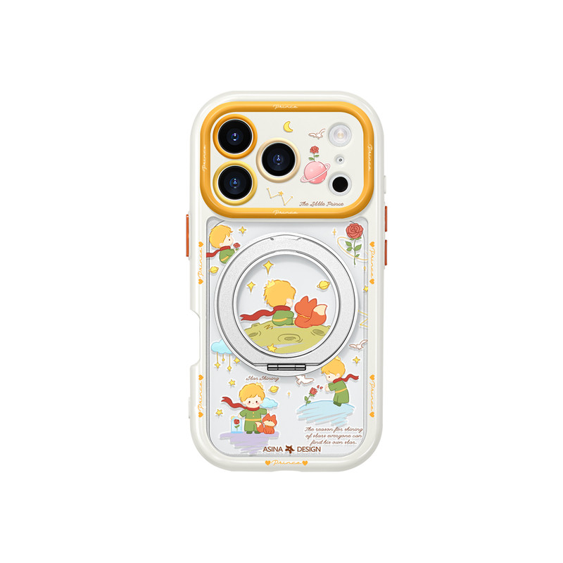 拾光王子适用iphone17手机壳卡通17Promax防摔联名ip13高级16pro全包磁吸14/15旋转带支架一体壳ins风新款Co4