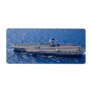 福建舰航母战机军事鼠标垫超大轰H6电脑键盘滑鼠垫办公桌面垫定制