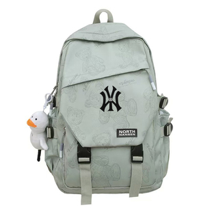 NY&NB书包女初中生大容量减负护脊超轻便双肩包高中大学生背包潮