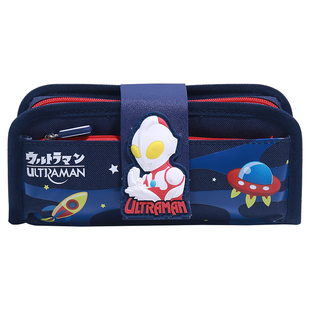 奥特曼笔袋男孩子小学生铅笔袋大容量幼儿园男童高颜值一年级铅笔盒2023年新款流行儿童文具盒男生收纳盒文具