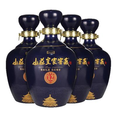 窖藏12白酒整箱装450ml*4瓶老酒