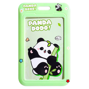 卡套小学生校卡饭卡公交卡保护套儿童胸牌校牌门禁卡套幼儿园防丢带挂绳接送卡安全可伸缩工作厂牌钥匙扣一体