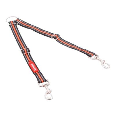 防缠绕遛狗绳狗链子一拖二两只中