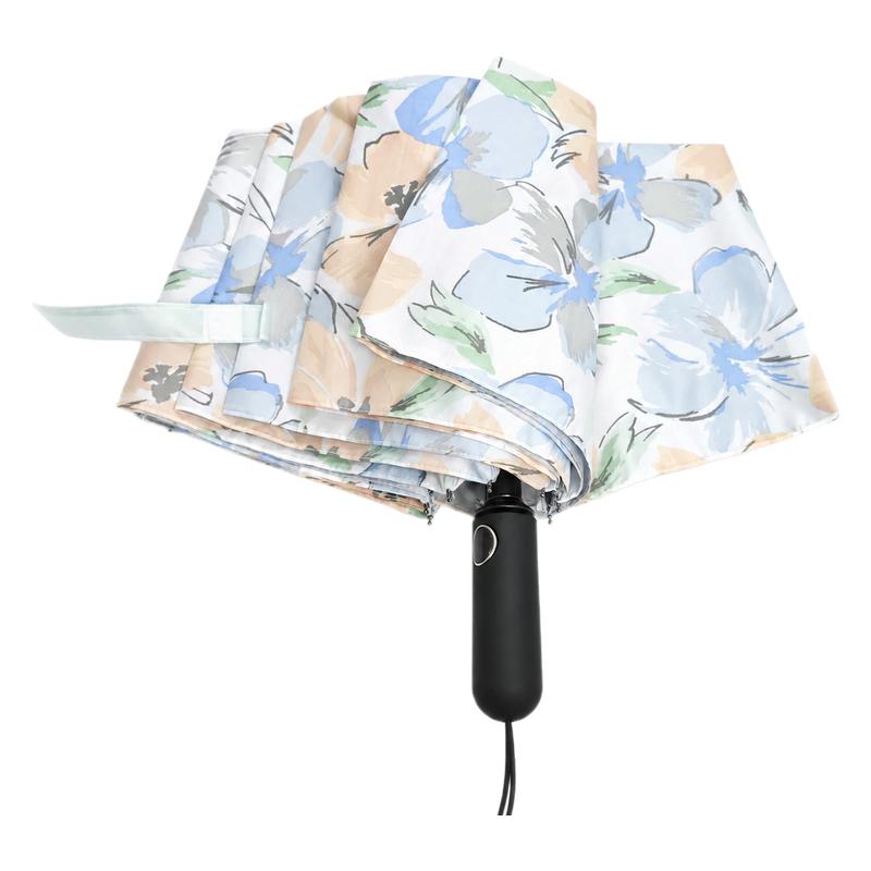迪礼双层花朵折叠晴雨伞防晒
