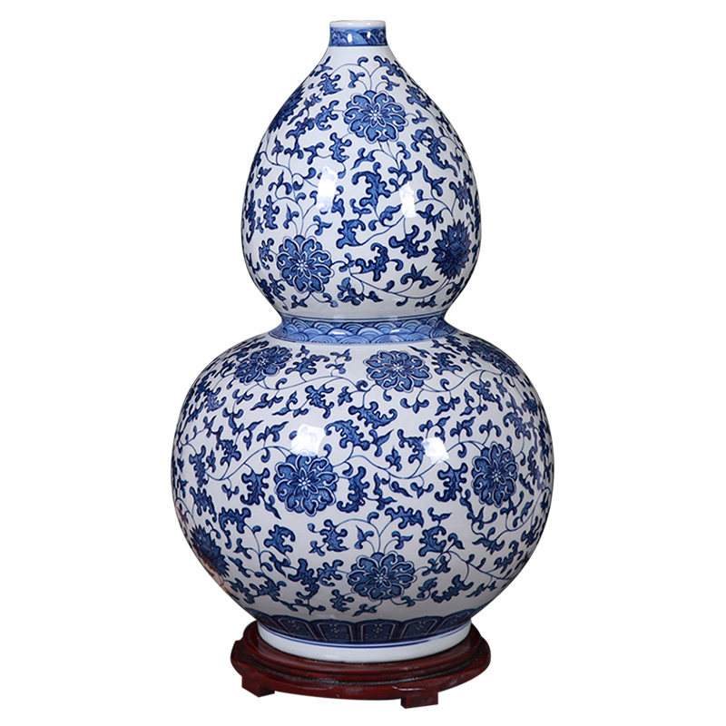 景德镇陶瓷器仿古花瓶家居客厅