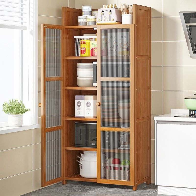 厨房用品置物架家用落地多层微波炉储物收纳锅放多功能架架烤箱架