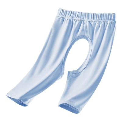 欧孕宝宝开裆裤夏季薄款裤子