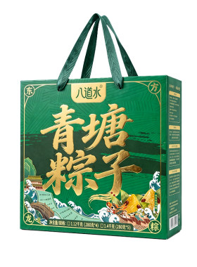 青塘粽子礼盒大黄米低脂蜜枣甜粽