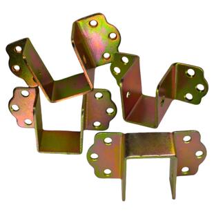 加厚2.5mm横梁托角码支撑床边木方板拖家具加固实木床托挂钩关铰