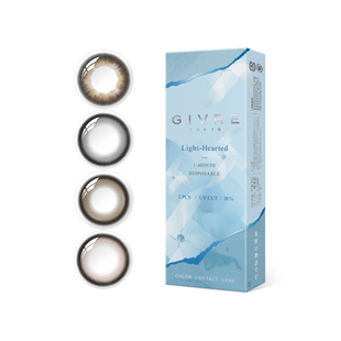 绮芙莉givre经典美瞳月抛2片日常通勤自然混血隐形眼镜正品旗舰店