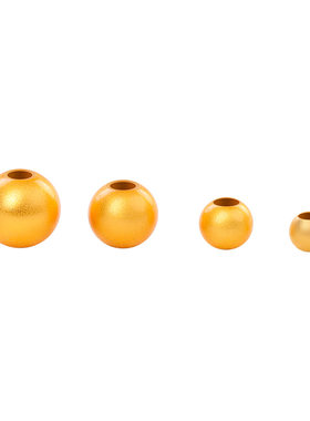 古法沙金散珠不掉色手链diy隔珠