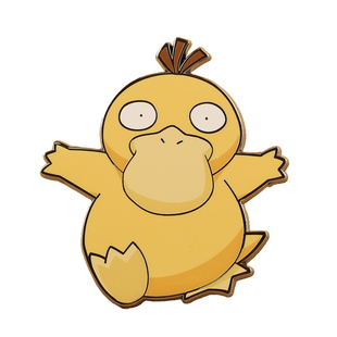 FooLii孚狸自制宝可梦可达鸭金属徽章原创设计神奇宝贝pins可爱