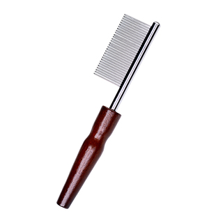 Pononon宠物迷你排梳狗狗面梳嘴毛梳密齿梳子面部清洁开结猫咪脸