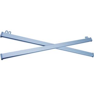 吊旗杆悬挂画轴挂轴杆大喷绘海报夹天花板吊挂画架铝合金扁形银色