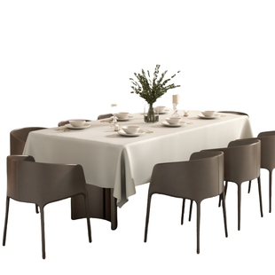 简约高级感桌布加厚防水防油免洗隔热盖布轻奢高档餐台布餐桌垫布