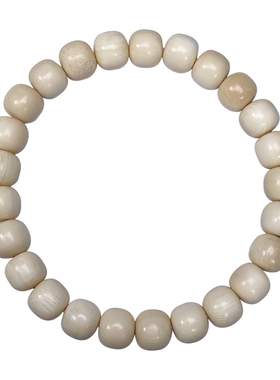 乾坤云情侣猛犸象牙老型单圈手串