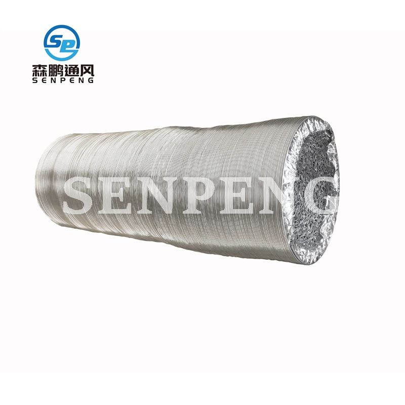 100mm4英寸银白色家用铝箔排烟管抽油烟机铝箔排烟管排气管铝箔管