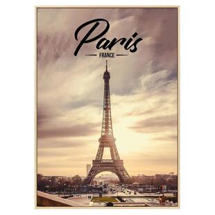 风景挂画城市地标建筑装饰画客厅沙发背景墙画意大利巴黎壁画餐厅