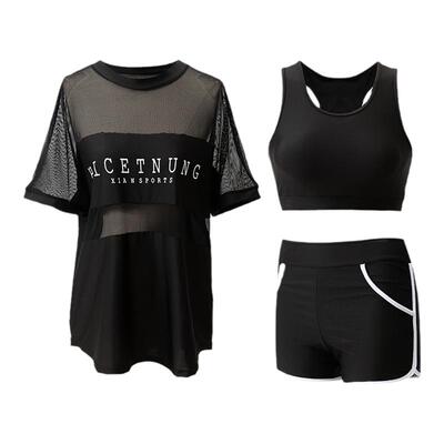 大码泳衣女胖mm200斤宽松三件套