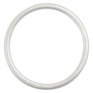 古法传承银手镯女复实心素圈古磨砂简约小众平安镯子礼物S999纯银