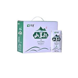 顶羊整箱山羊奶