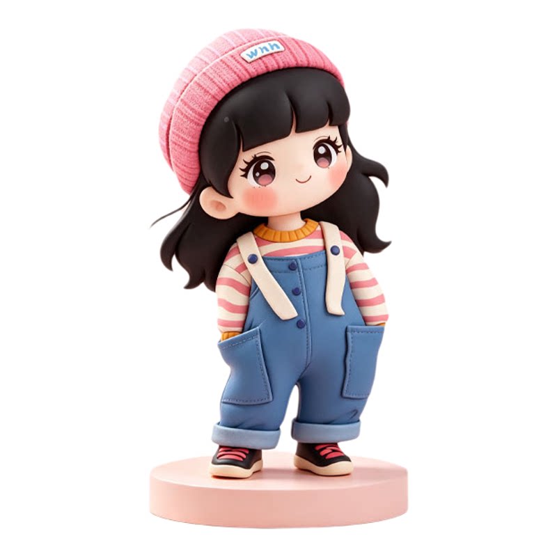 卡通Q版公仔3D打印人偶潮玩盲盒定制手办真人照片结婚纪念日礼物