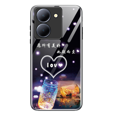 玻璃全包手机壳适用vivoy100i