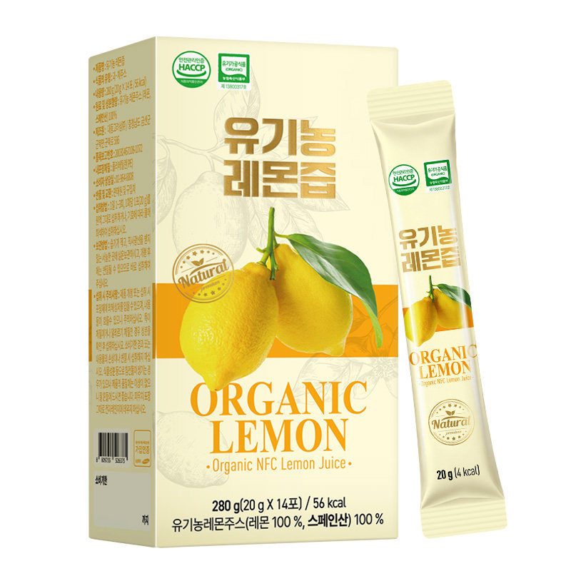 韩国进口柠檬原液100%纯冷榨有机