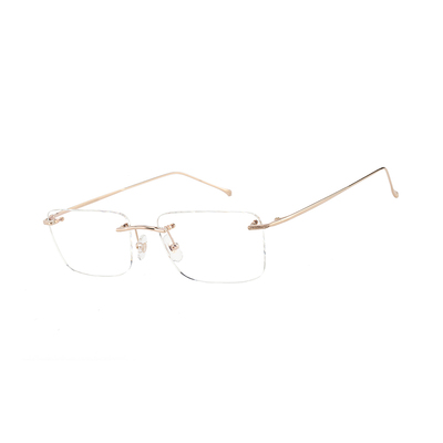 LOTOS珞特斯18k金商务无框眼镜架