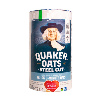 美国桂格钢切燕麦片851g保质期到2026年4月