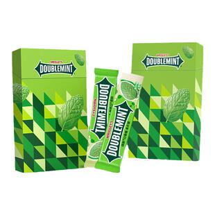 绿箭烟盒装口香糖绿群盒装抽抽盒薄荷味去原味戒独立小包装烟口臭