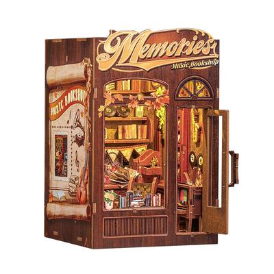 CuteBee旋律书店拼装积木小屋