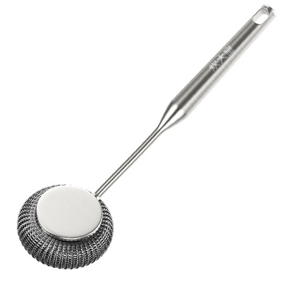 实心长柄锅刷不沾油不锈钢清洁刷