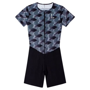 零阻力专业田径紧身连体衣短跑男运动体考训练健身速干跑步比赛服