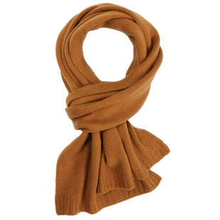 SUCHU素雏 加厚加密！7针纯山羊绒围巾针织小围脖男女亲子/情侣