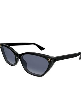 开云眼镜 古驰GUCCI男女同款猫眼板材黑色太阳镜墨镜GG1815S