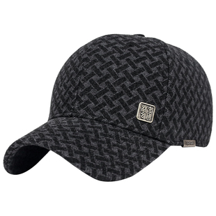 后封口不露头帽子男士新款冬季保暖棒球帽秋冬潮牌时尚毛呢鸭舌帽