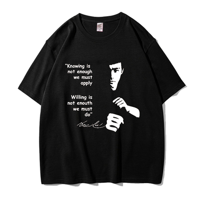 李小龙短袖T恤青春潮流青少年