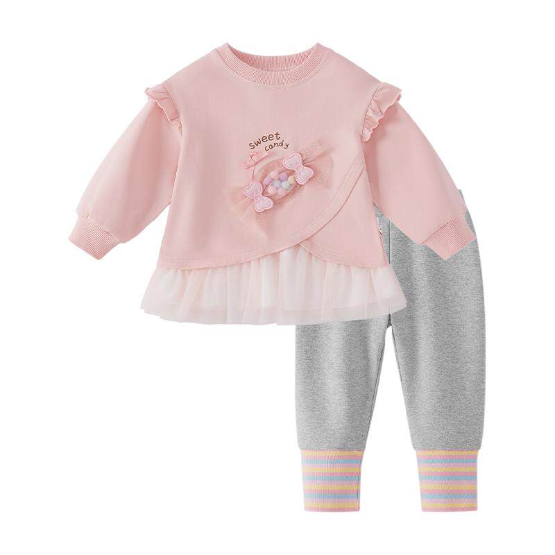 jellybaby春季甜美卫衣打底裤