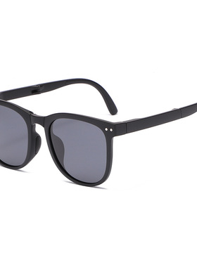 超轻UV400偏光折叠太阳镜显脸小