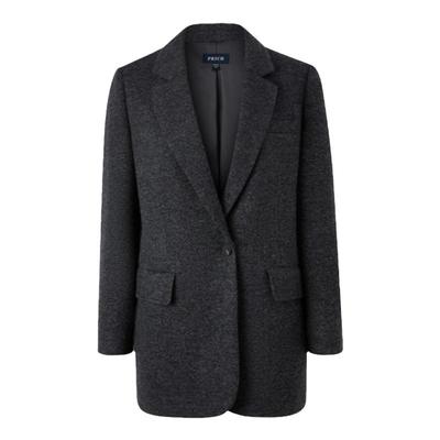 【绵羊毛】PRICH简约率性西装冬季新款通勤保暖一粒扣外套女